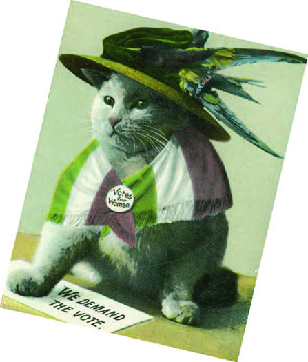 Cover of Alabama Heritage magazine: The Tiniest Suffragette: A Kitten for Women’s Rights