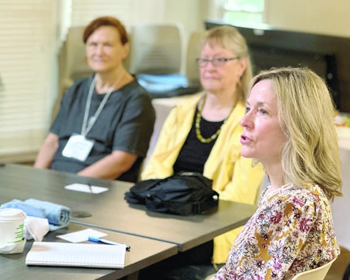 OLLI members discuss their ideas about creativity