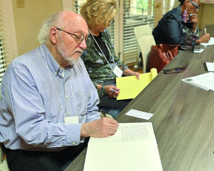 OLLI members work on writing projects