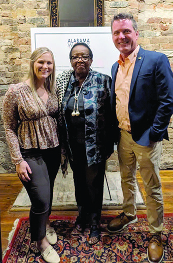 Amanda Vickers, Rep. Laura Hall, Bobby Giles