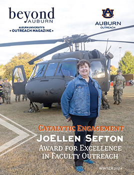 Cover of Beyond Auburn magazine Winter 2024: Catalytic Engagement