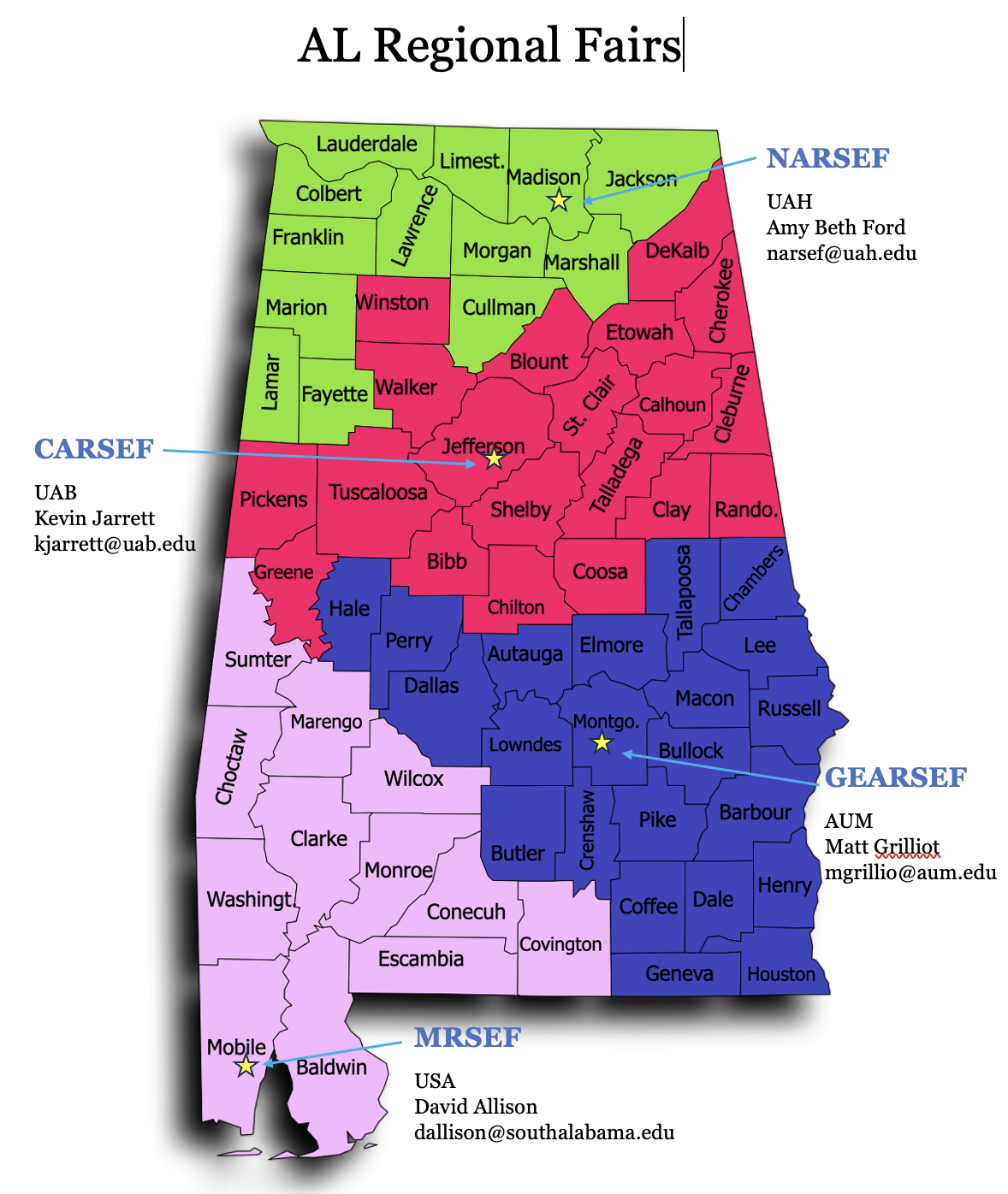 Alabama Fairs Graph