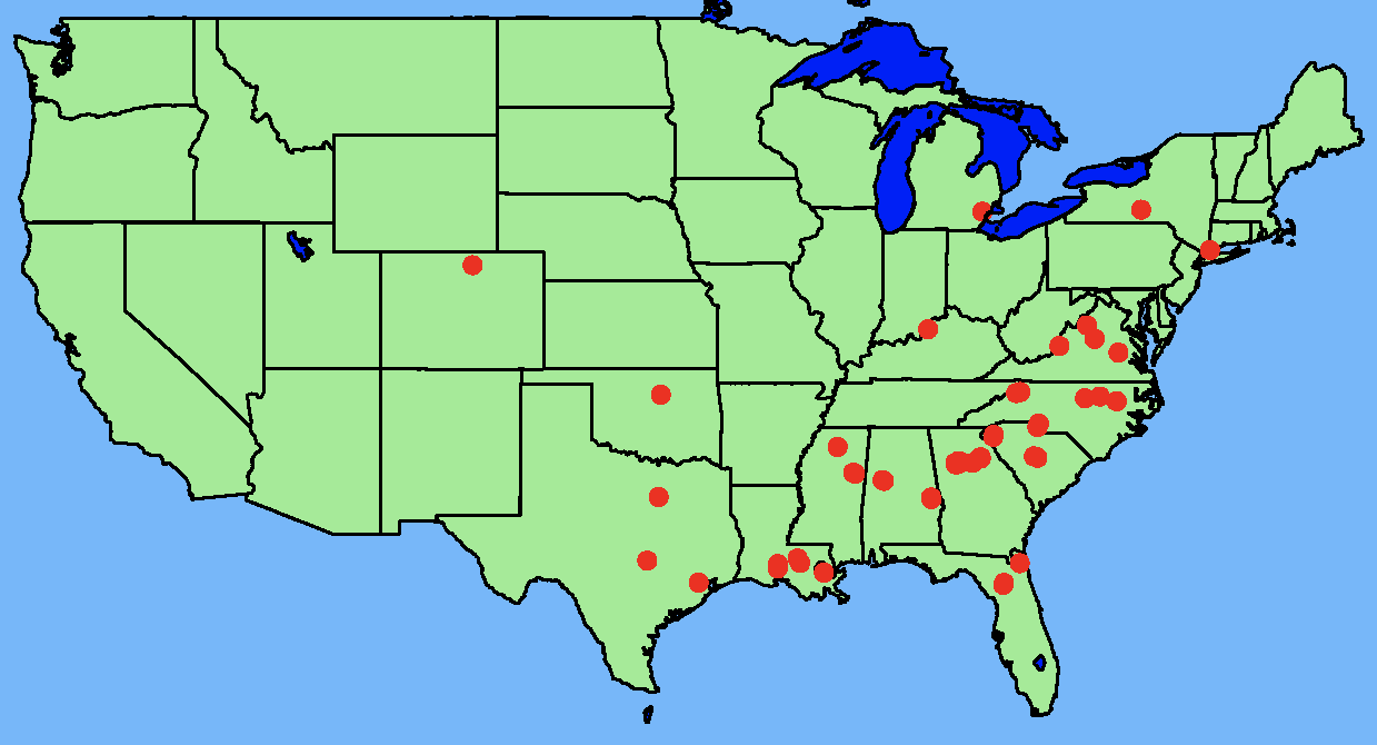 Map of Participants
