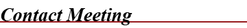 Contact Meetin