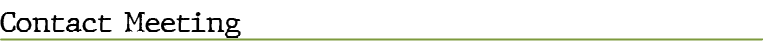 Contact Meetin