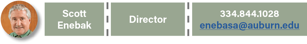 334.844.1028 enebasa@auburn.edu,Director,Scott Eneba