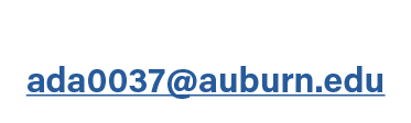 334.844.8069 ada0037@auburn.edu