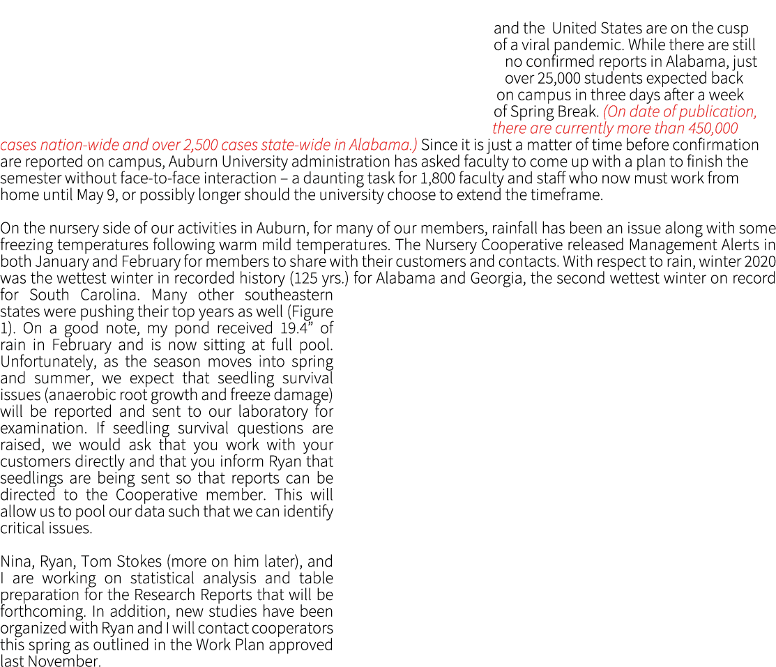 ﻿and the United States are on the cusp of a viral pandemic. While there are still no confirmed reports in Alabama, ju...