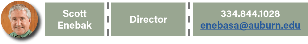 334.844.1028 enebasa@auburn.edu,Director,Scott Eneba