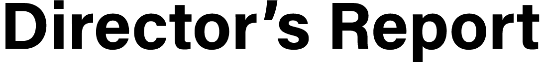 ﻿Director’s Report