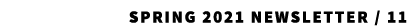 Spring 2021 Newsletter / 11 