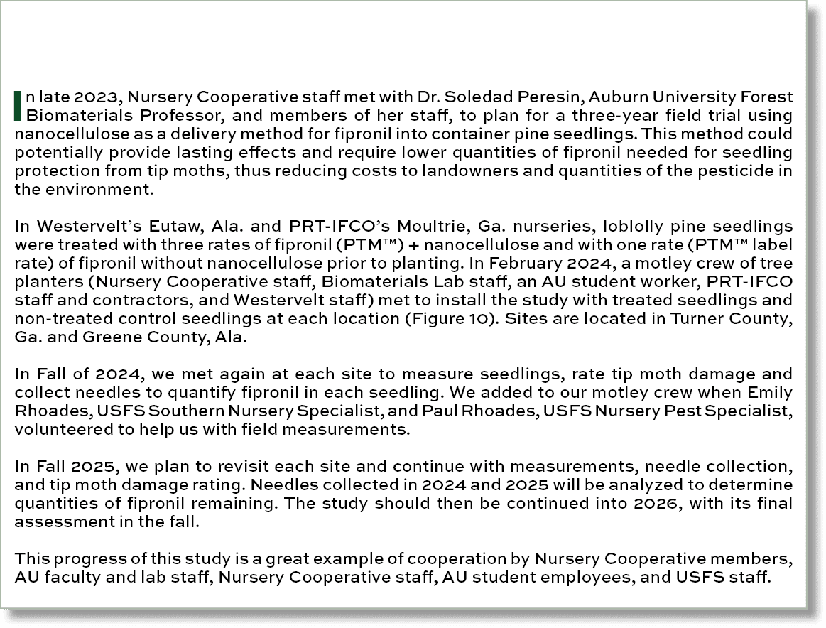 In late 2023, Nursery Cooperative staff met with Dr. Soledad Peresin, Auburn University Forest Biomaterials Professor...