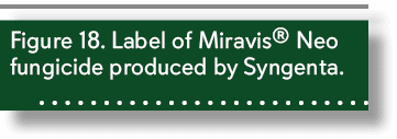 Figure 18. Label of Miravis® Neo fungicide produced by Syngenta. 