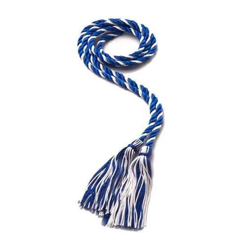College of Education Student Council blue and white cord