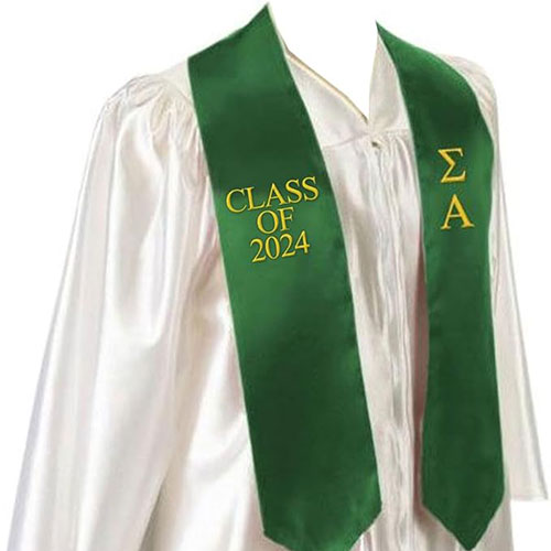 Sigma Alpha Green stole