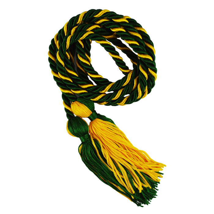 Sigma Alpha Green green and yellow cord