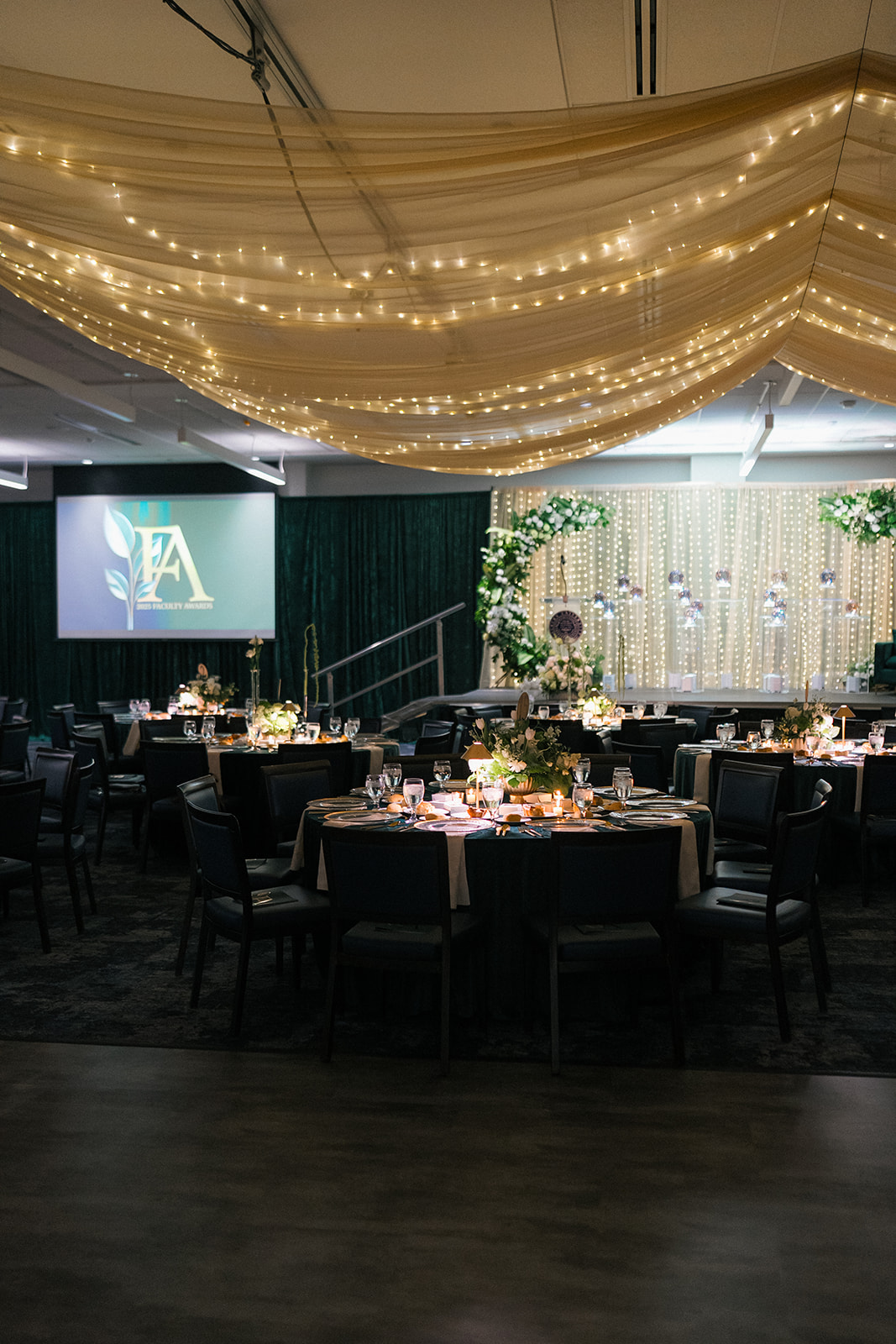 Faculty Awards 2025 awards display