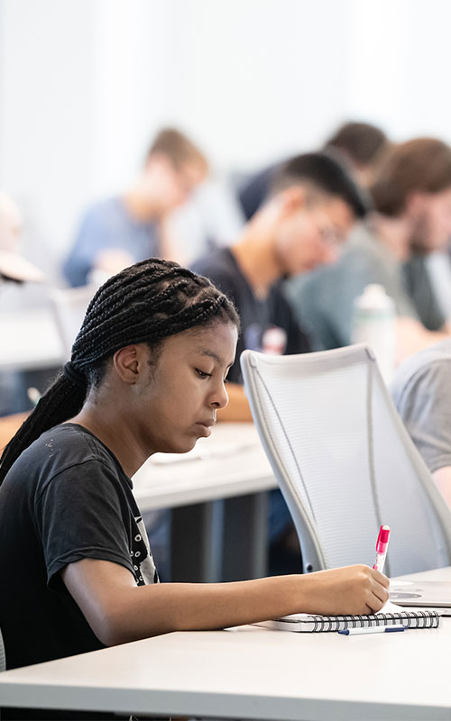 Students Taking Notes