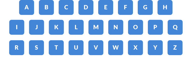 Alphabet Dictionary