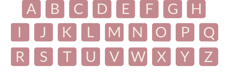 Alphabet Dictionary