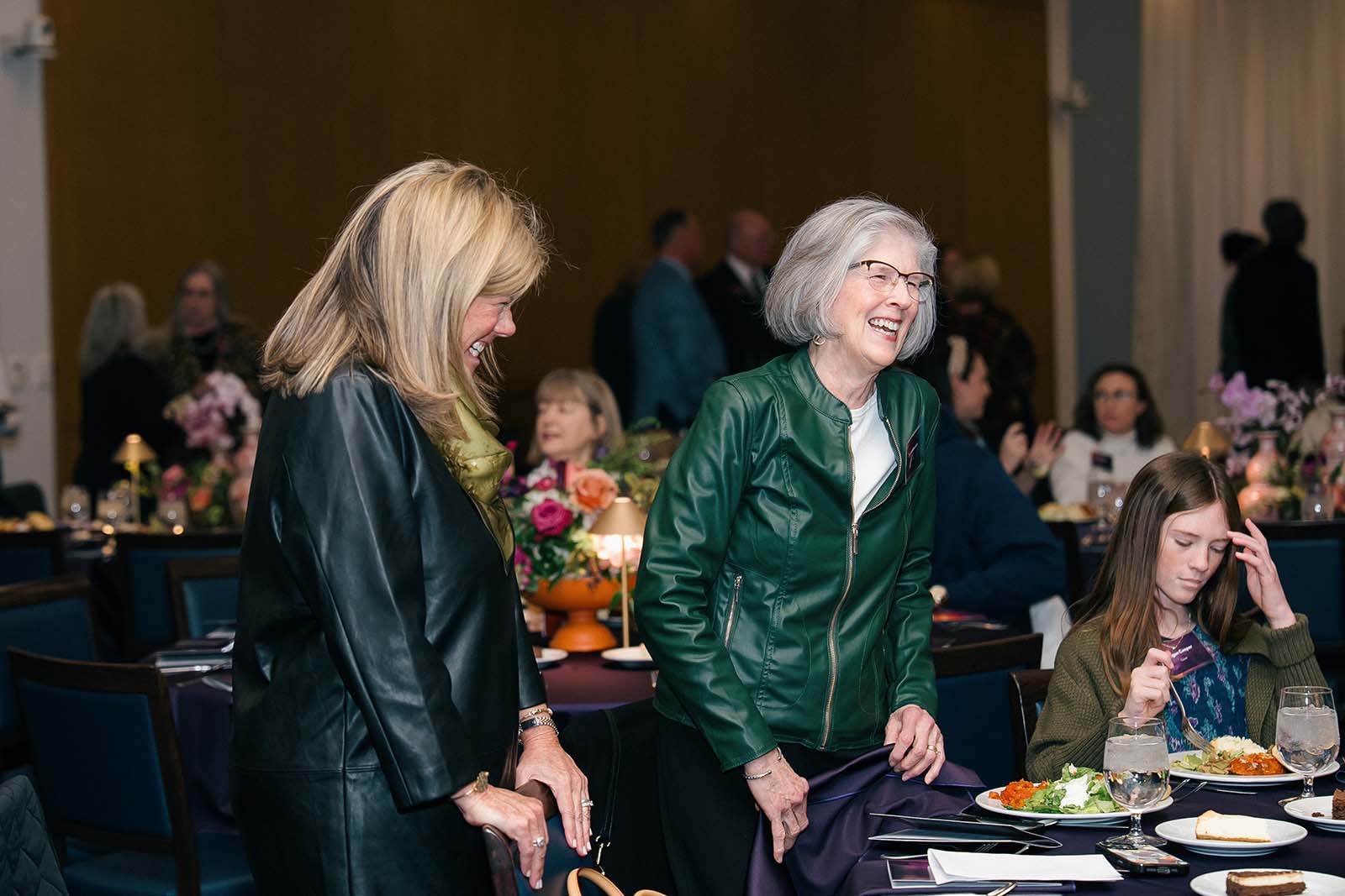 Provost Advising Awards 2026 attendees talking