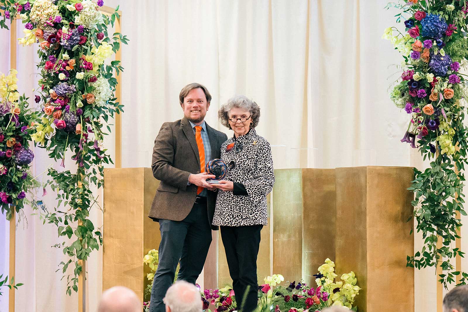 Provost Advising Awards 2026 Joyce Griffin accepting award for Outstanding Advising Program