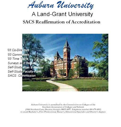 Auburn SACS Reaffirmation Team Homepage