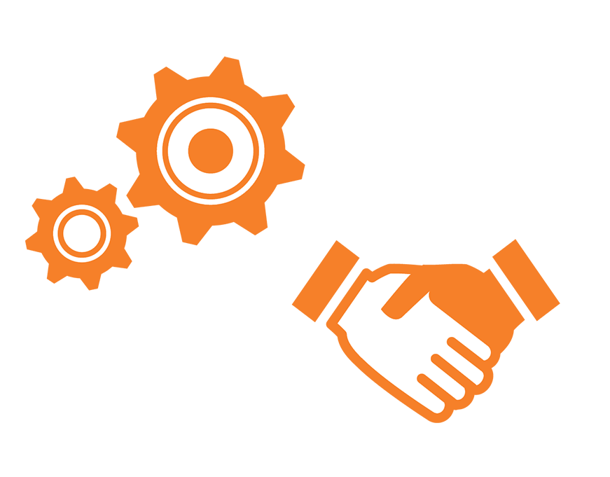 Image icon of gears turning.