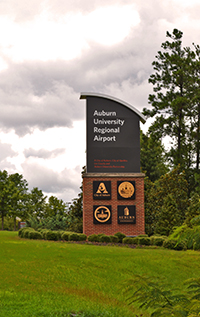AU Regional Airport Landmark Sign