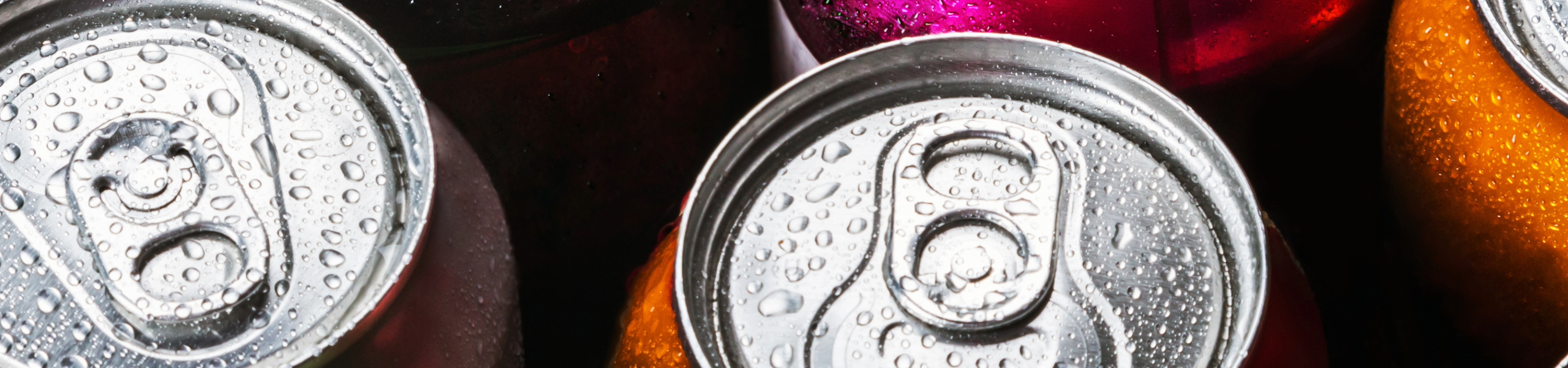 the top of energy drink cans