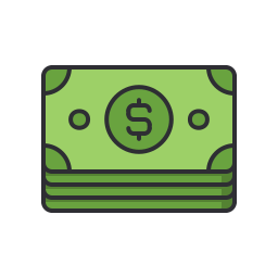 icon of dollar bills