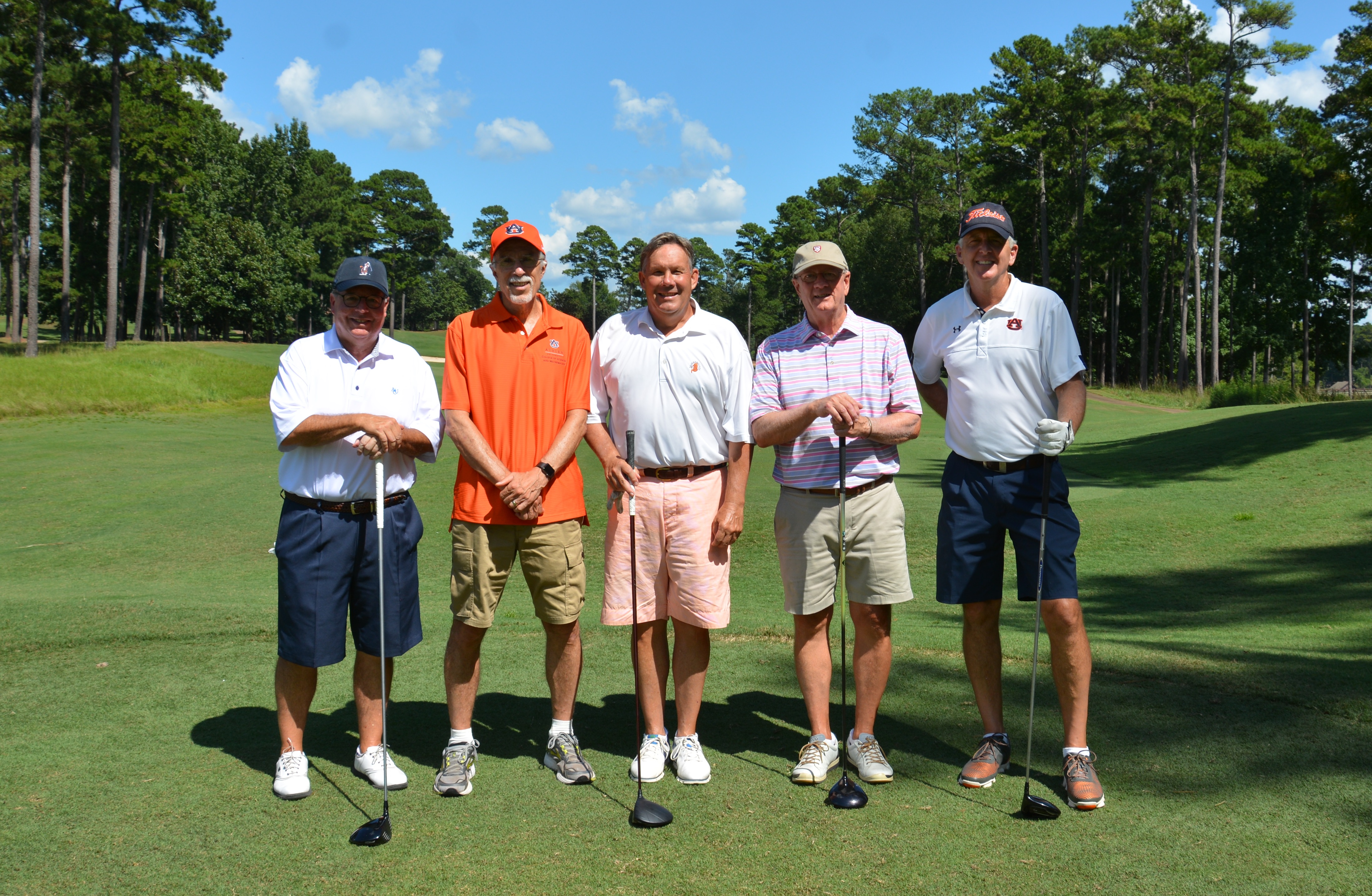 Dean Giordano with Players in the 23rd Annual Dean's Scholarship Golf Classic