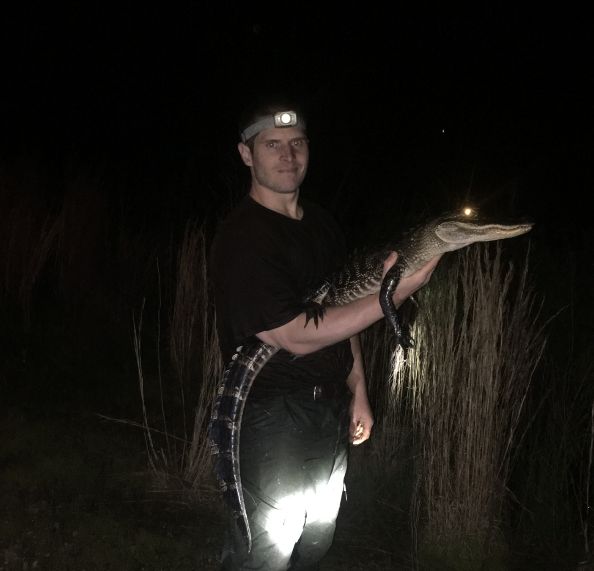 John with Mother Alligator