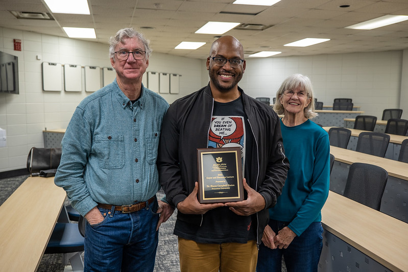 Left to right: Craig Guyer, Shane Campbell-Staton and Sharon Hermann. 