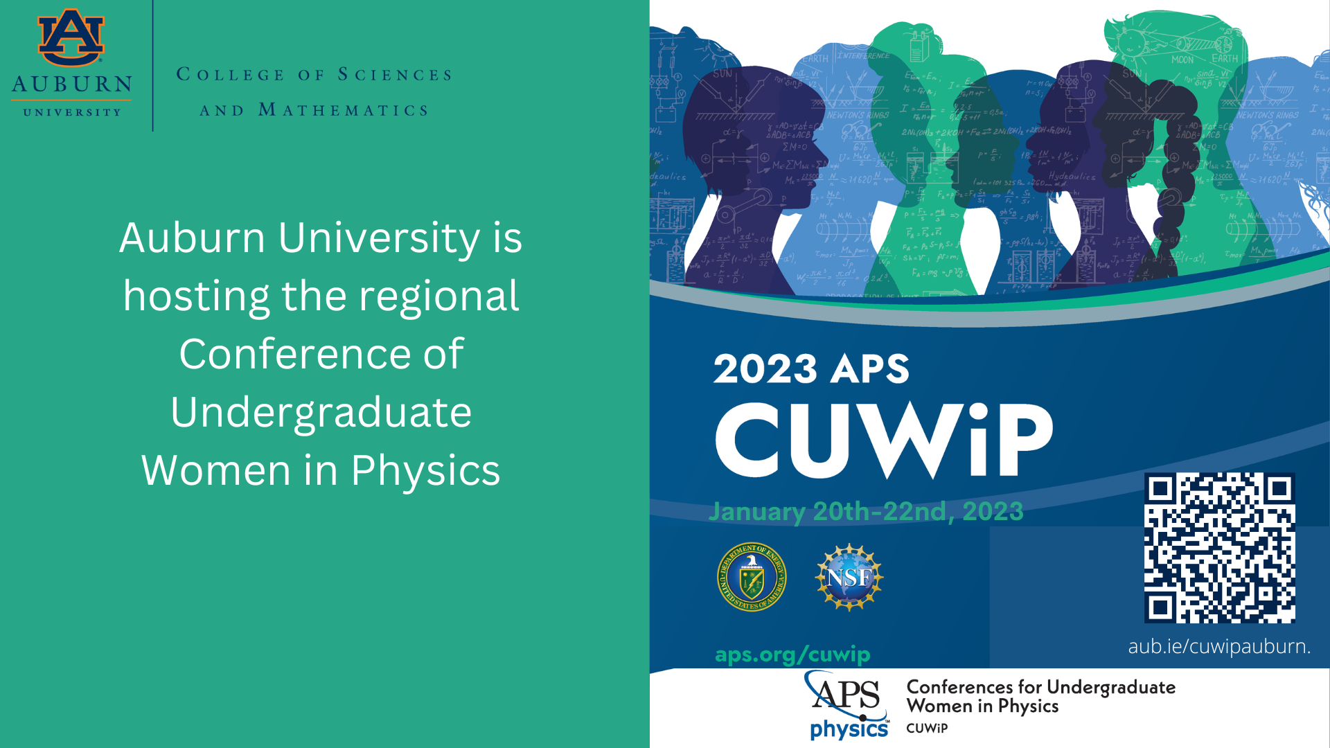 Flyer for CUWiP 2023