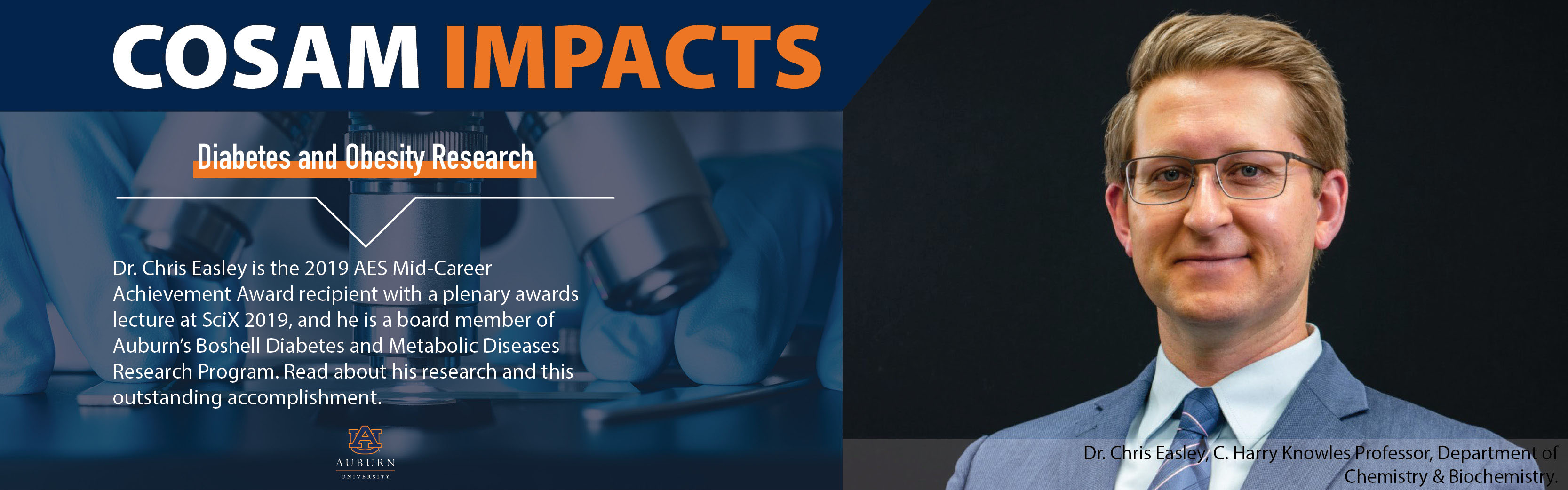 COSAM Impacts Diabetes and Obesity Research