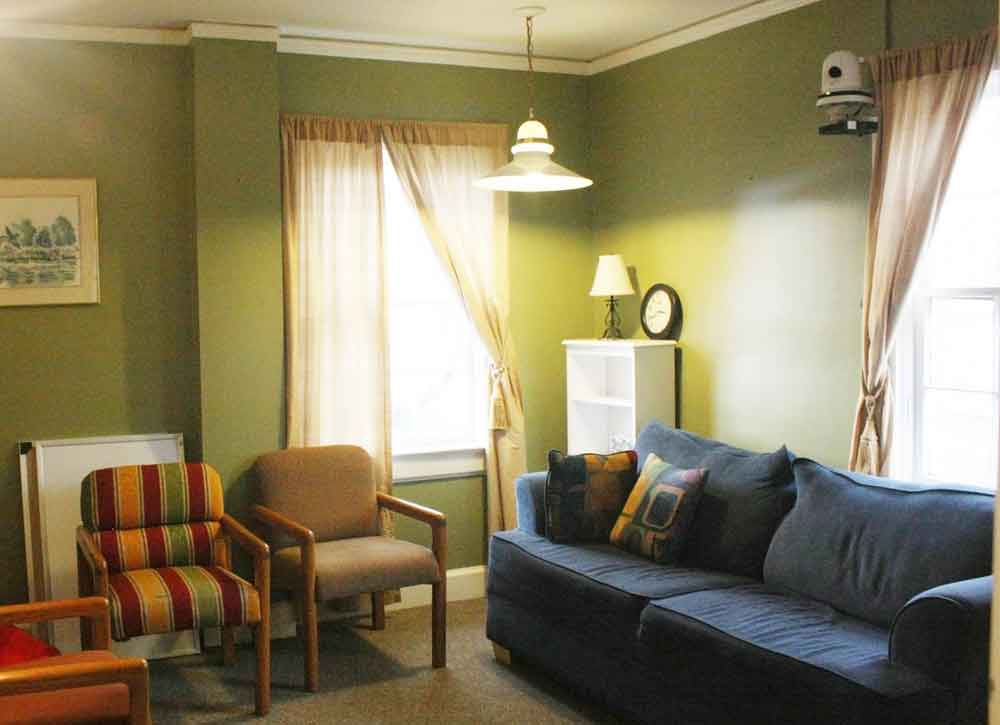 Therapy room in the Marriage and Family Therapy Building