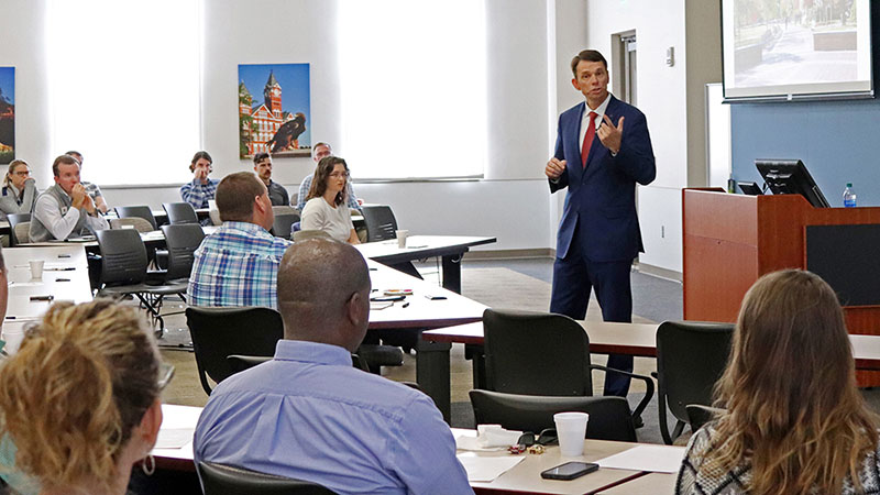 AU Young Professionals with Provost Bill Hardgrave