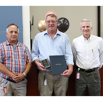 Lee Stoker's retirement reception