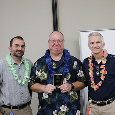 Mike Watkins' retirement reception