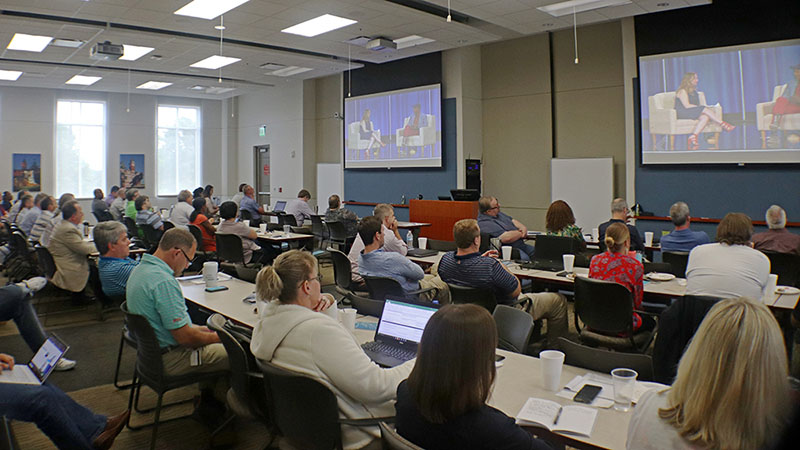 IT Staff Watching the 2019 Leadercast