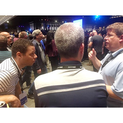 Virtualization Staff at a Conference