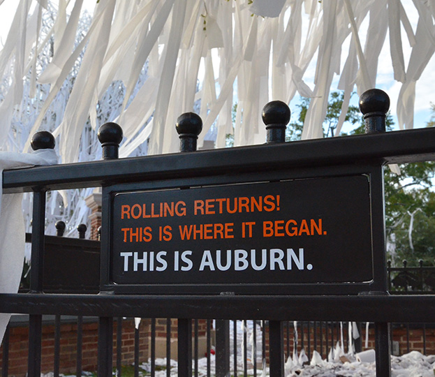 A view of the new Auburn Oaks after being rolled.