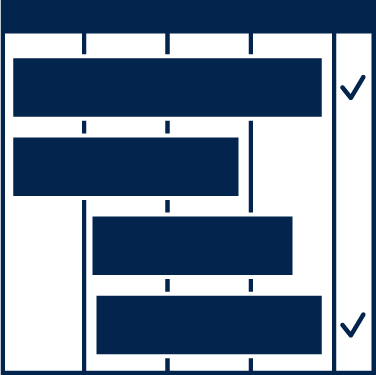Gannt chart icon for Project Management link.