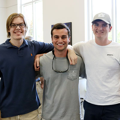 Co-op students attending an OIT Staff Meeting