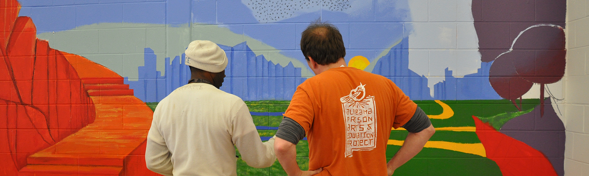 Staton Mural Student Teacher Interaction
