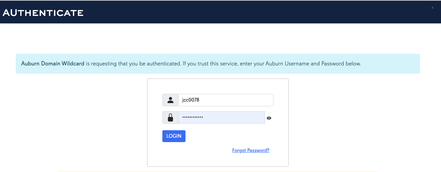 Authenticate with DUO