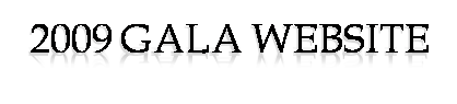 THE Hospitality GALA 2009 Website