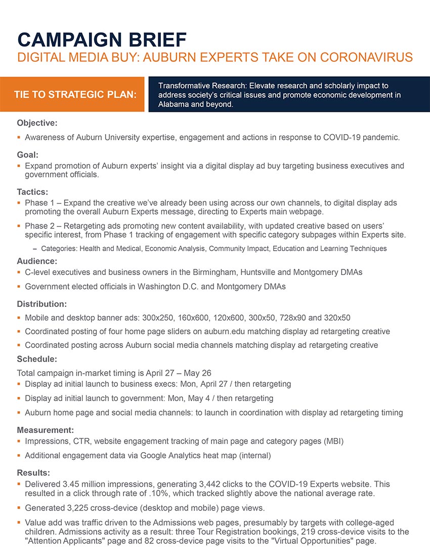 One-Pager Template one