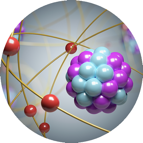 Computer generated image of particles